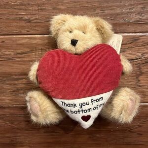 Boyds Bears Manny Thanks Plush Bear Thanks You From The Bottom of My Heart